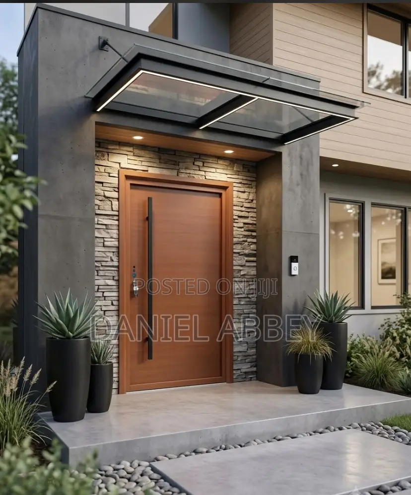 Pivot Security Doors. Aluminum Composite