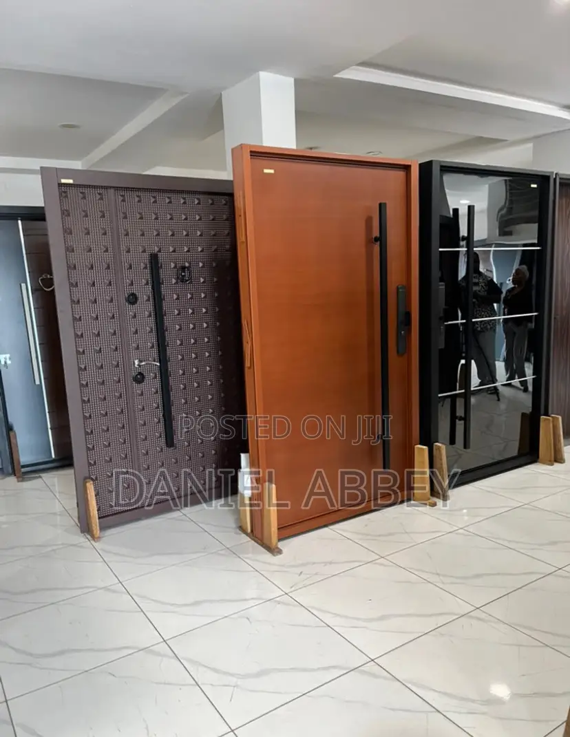 Pivot Security Doors. Aluminum Composite