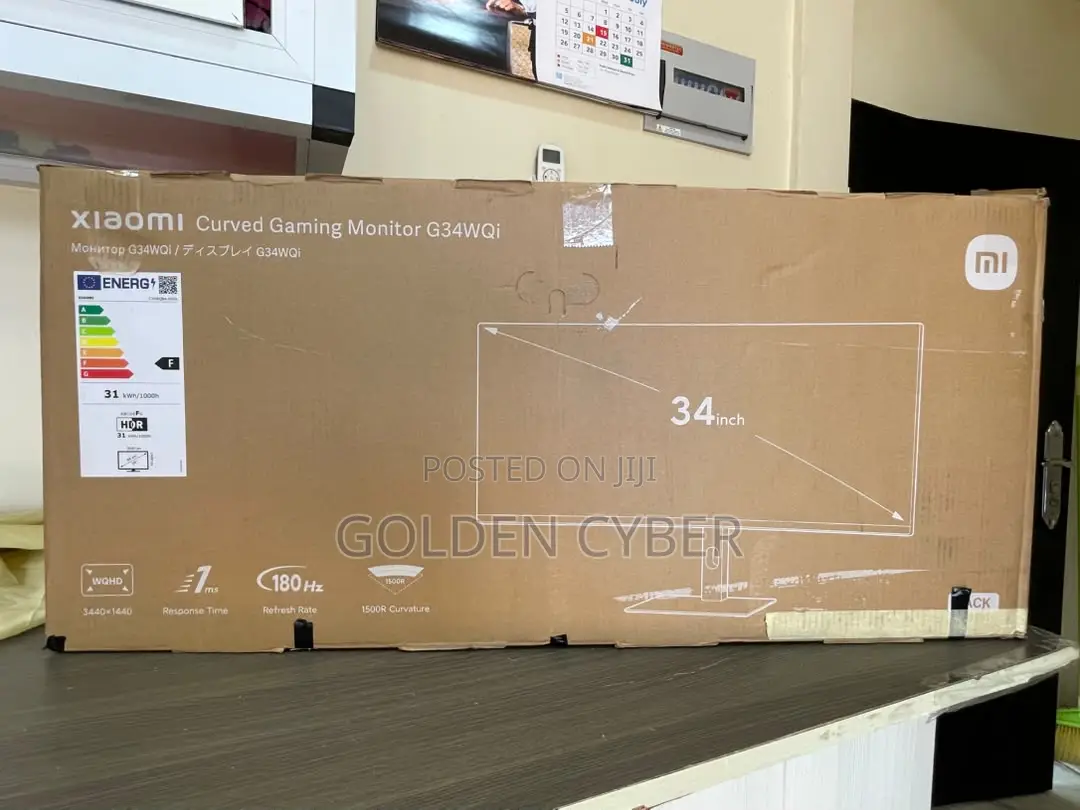 Xiaomi G34WQi Ultrawide Gaming Monitor 34 Inch - WQHD 180Hz