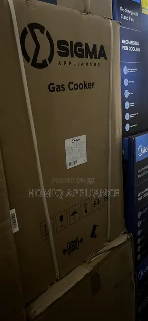 Sigma 4 Burner 50x50cm Gas Cooker Auto Ignition Brand New