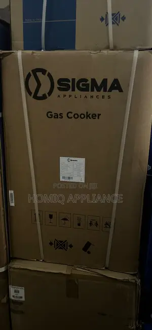 Sigma 4 Burner 50x50cm Gas Cooker With Auto Ignition – Black