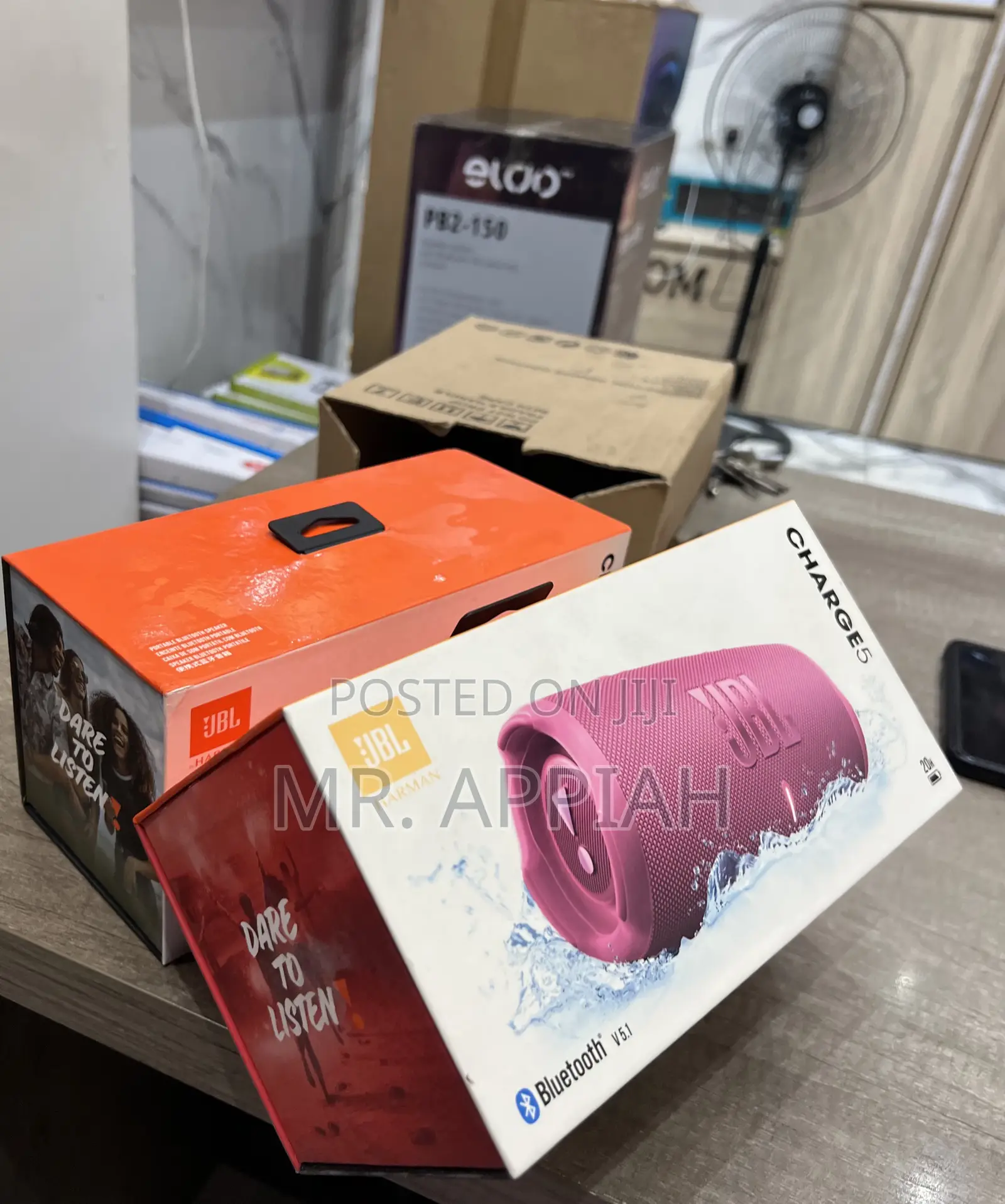 Check Out Durable JBL Charge 5 Portable Bluetooth Speaker(Waterproof)