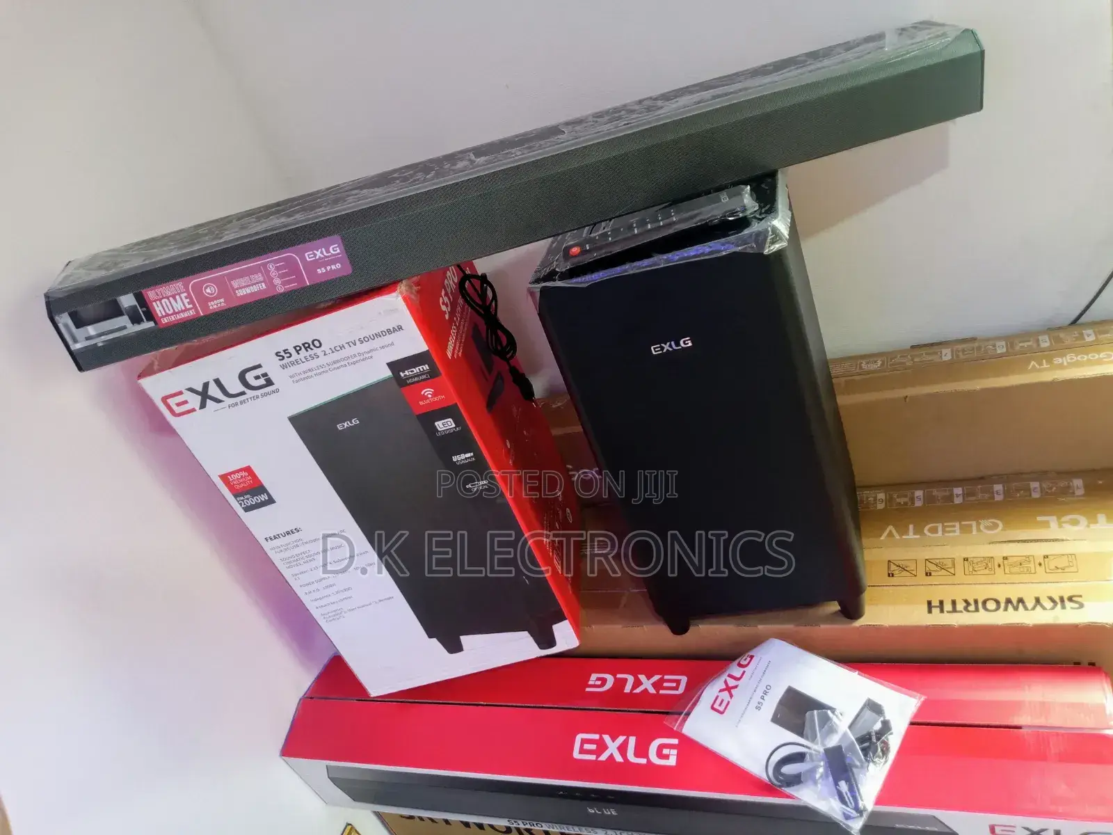 Excellent LG S5 Pro Deep Bass 2000 Watts 2.1 Ch TV Soundbar