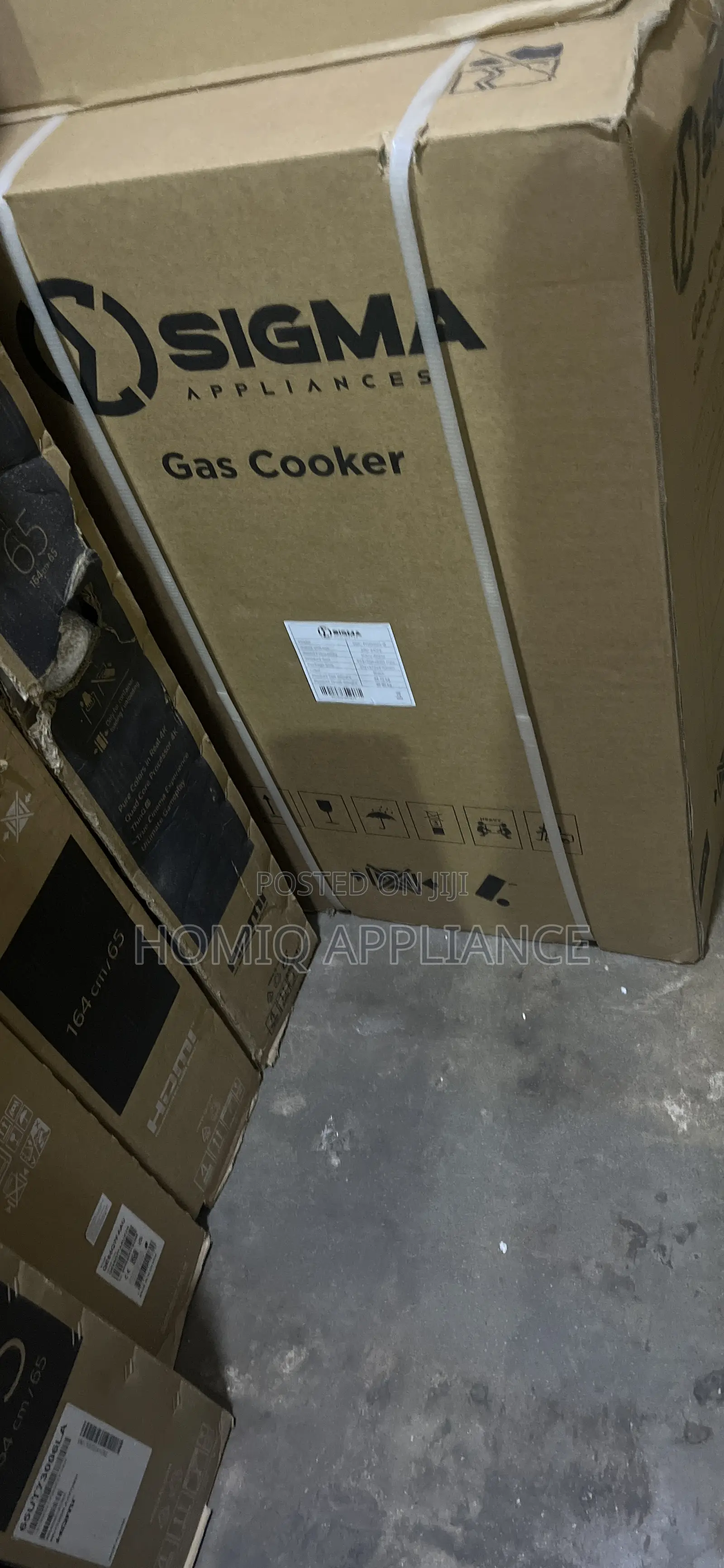 Sigma Stainless 4 Burner Gas Cooker 50×50