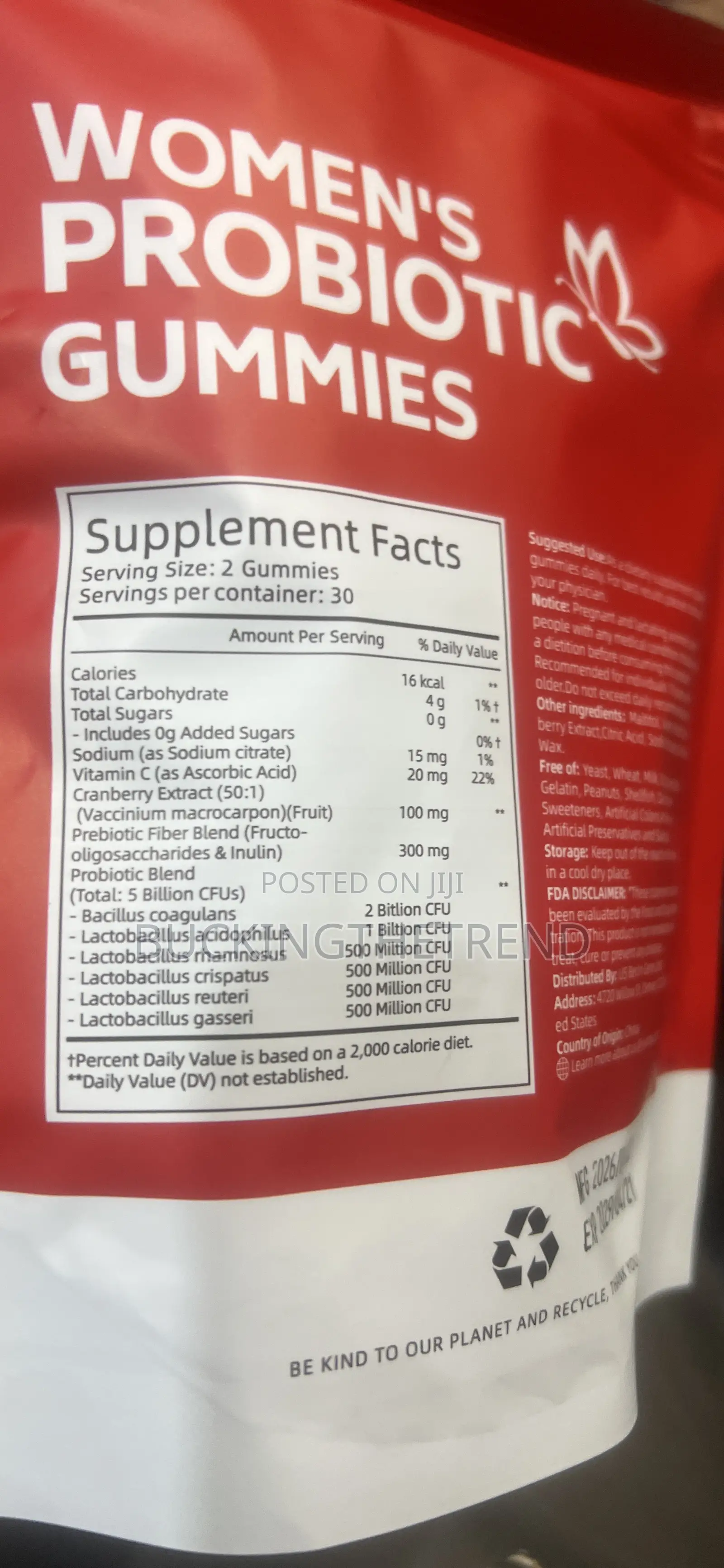 Women Probiotics Gummies