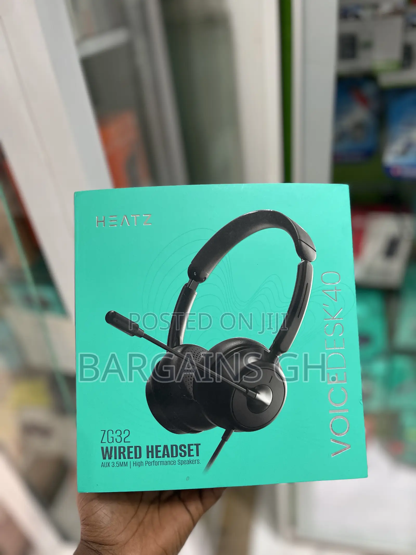 Heatz Voice Desk 40 Headset With Mic