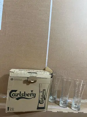 The Royal Danish Court 6pcs Carlsberg Glass 0.3L