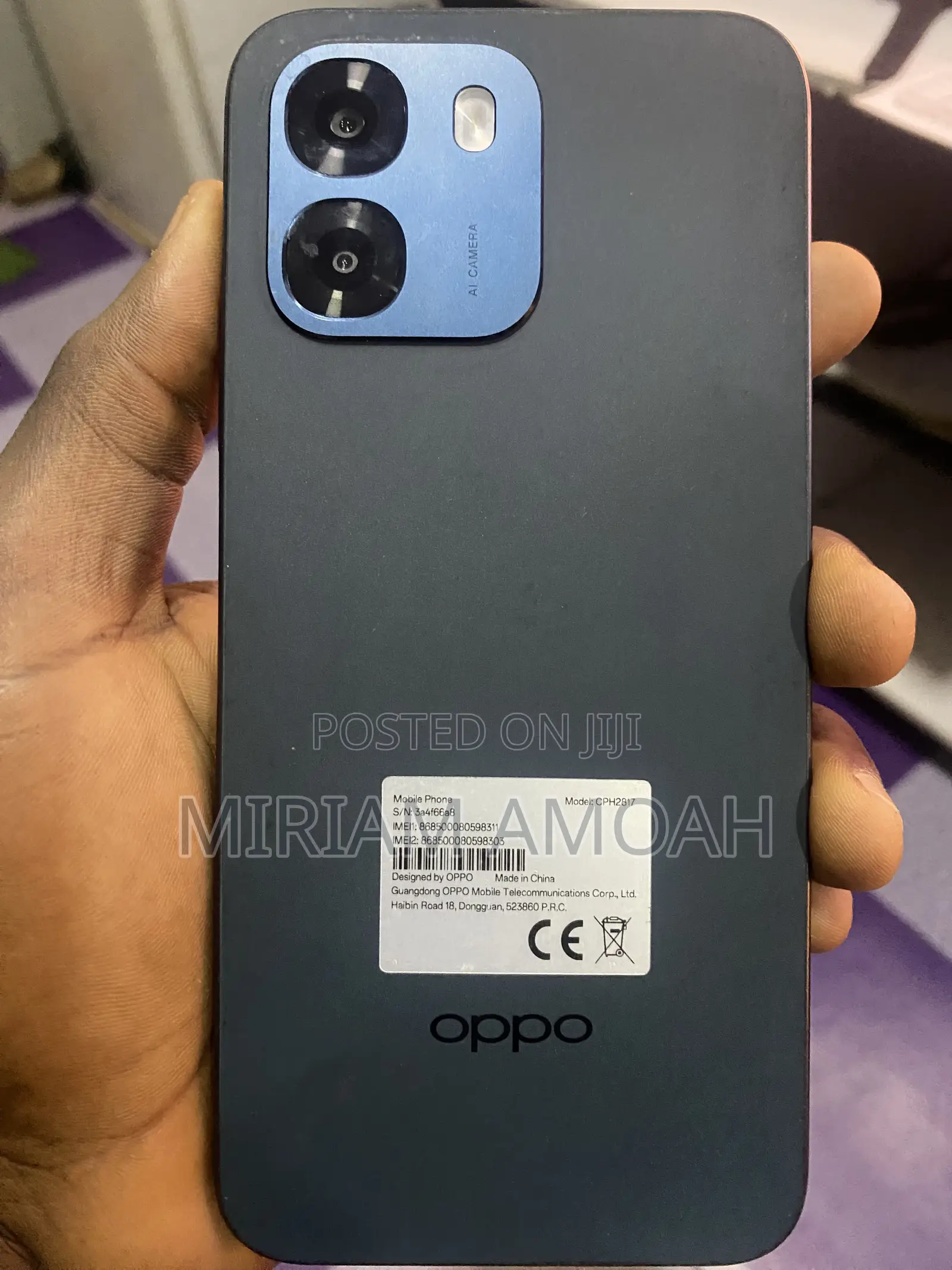 New Oppo A6 128 GB Blue