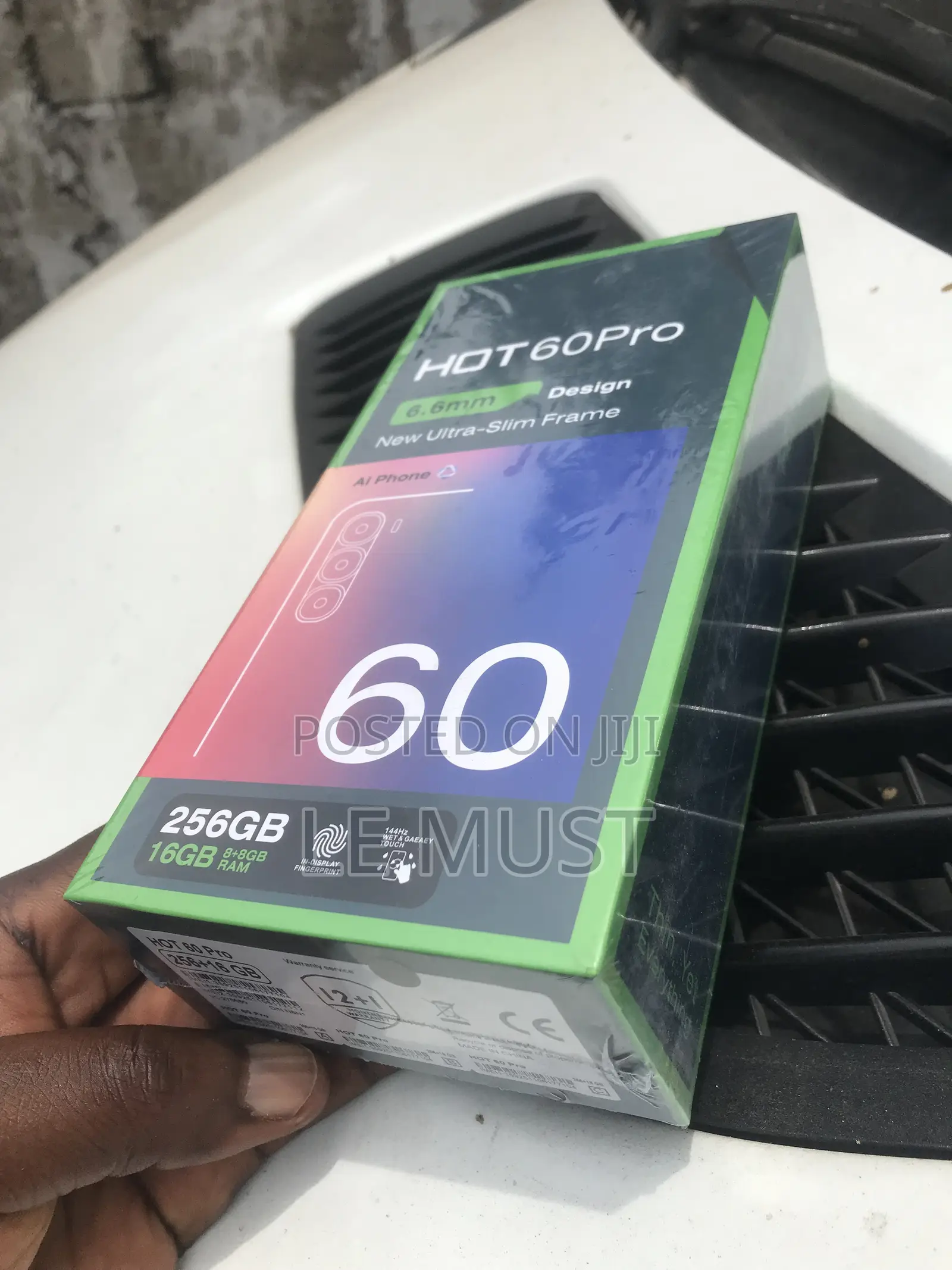 New Infinix Hot 60 Pro+ 256 GB Black