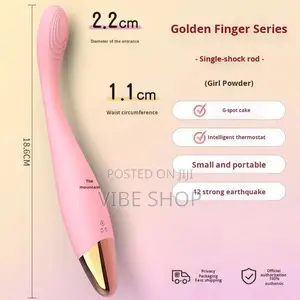 Slim Vibrator Wand – 12 Modes | Smart Thermostat | Ultra-Slim