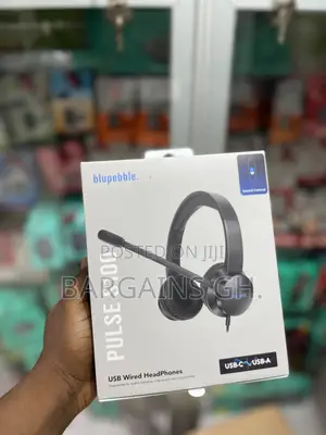 Blupebble Pulse S100 Wired USB-C and USB-A Headset