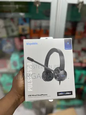 Blupebble Pulse S100 Wired USB-C and USB-A Headset