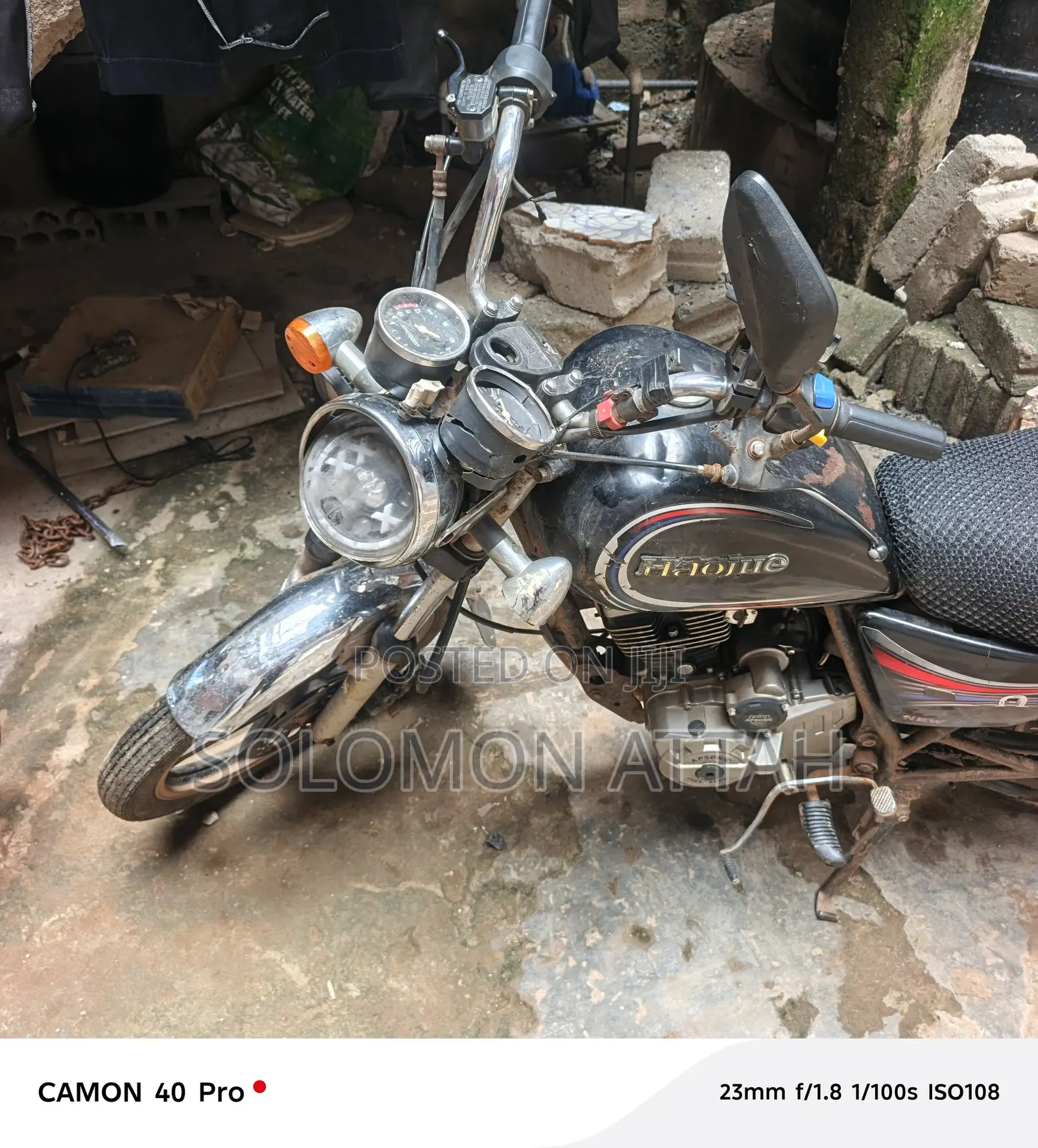 Haojue HJ125-8K 2020 Black