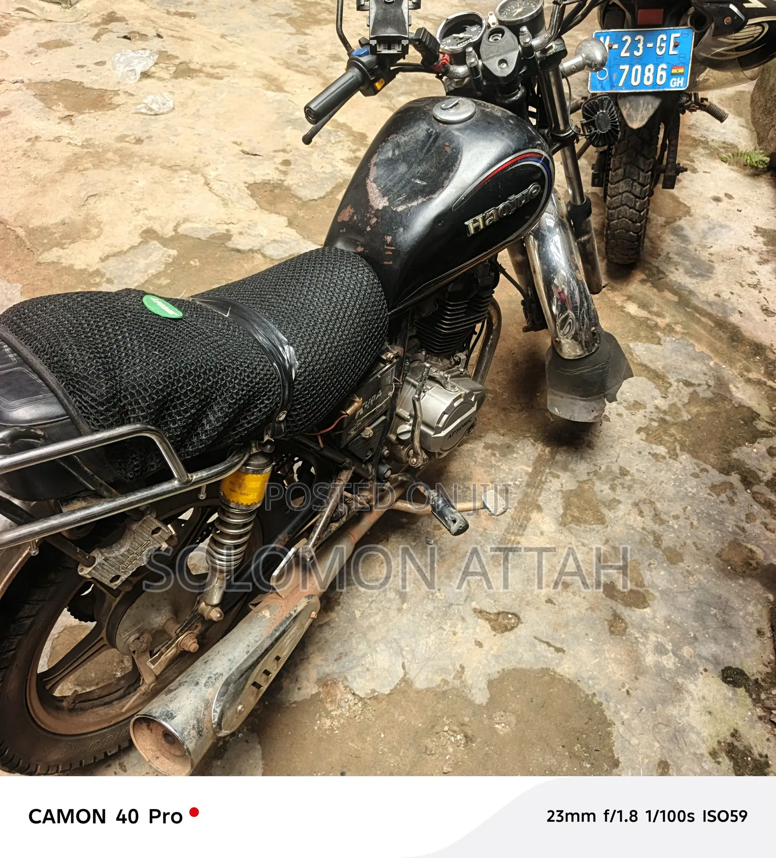 Haojue HJ125-8K 2020 Black