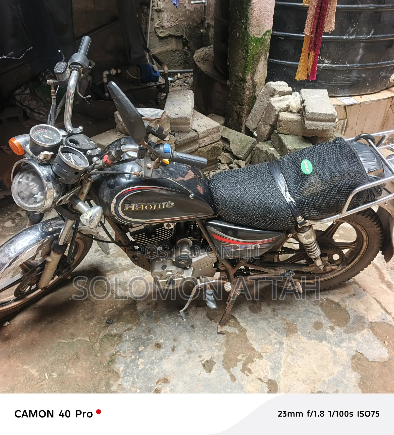 Haojue HJ125-8K 2020 Black