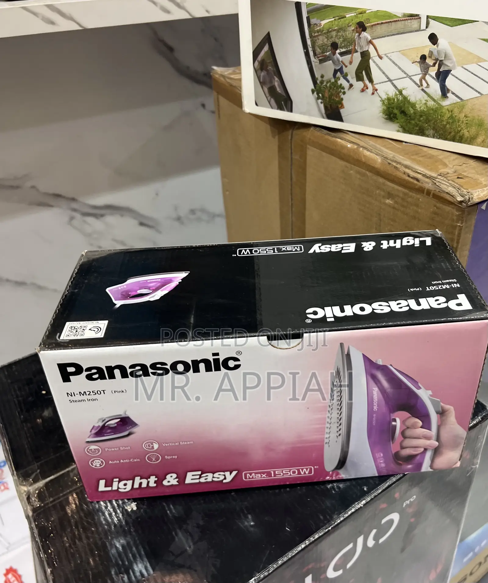 Order Panasonic 1550Watt Electric Steam Iron(Pink).
