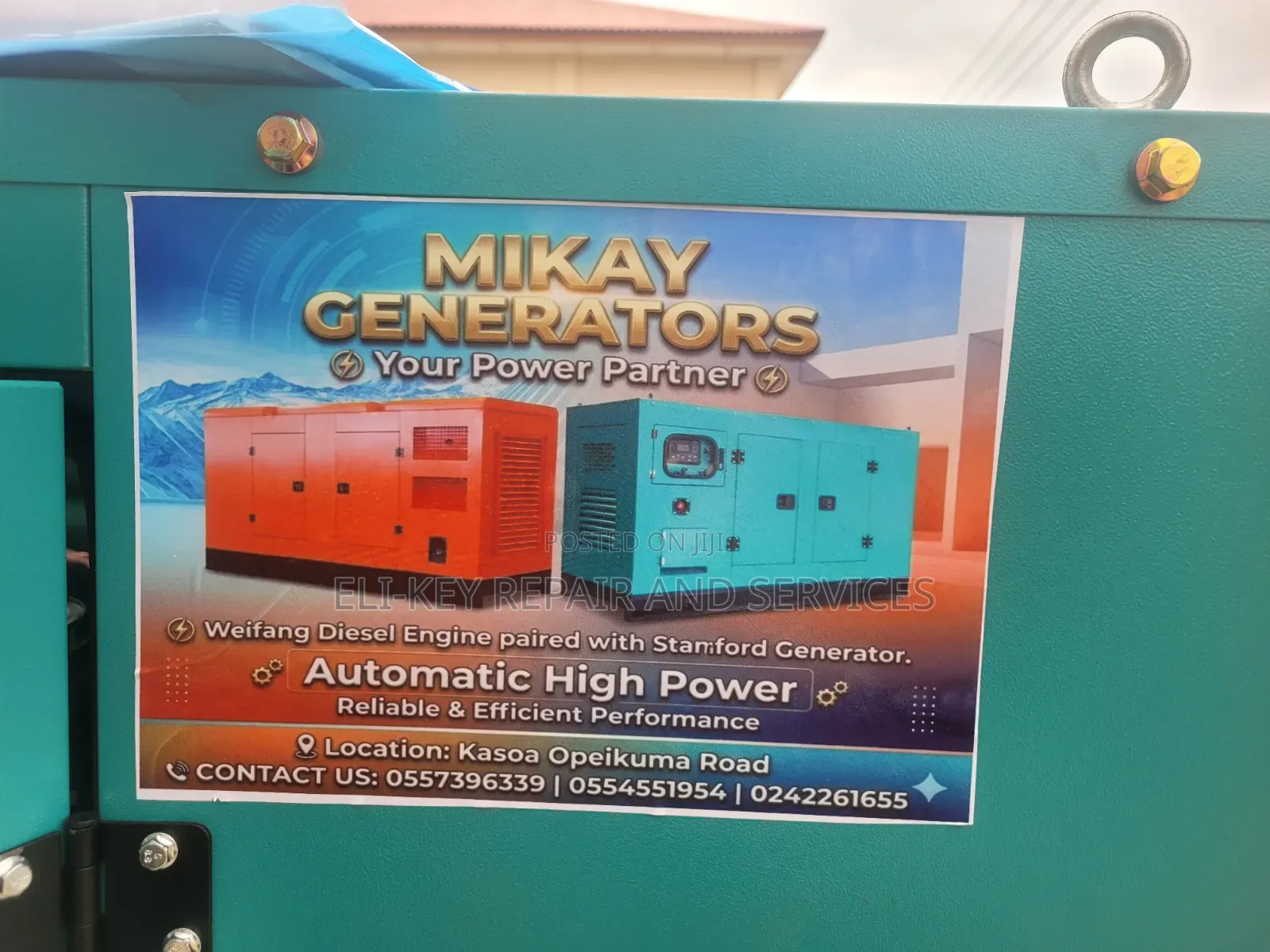 50KVA Stamford Silent Diesel Generator (Plant)