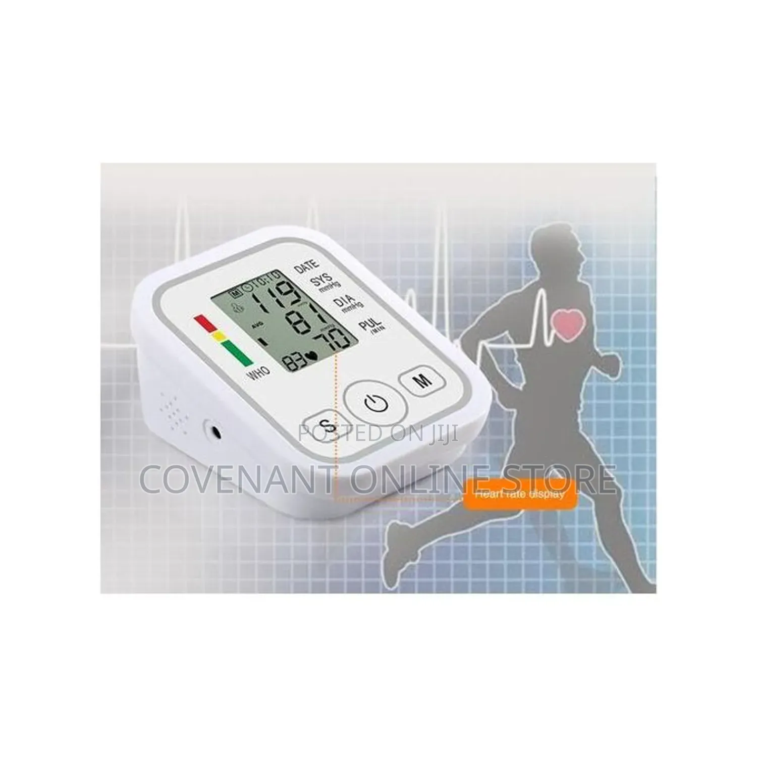Blood Pressure Heartbeat Monitor