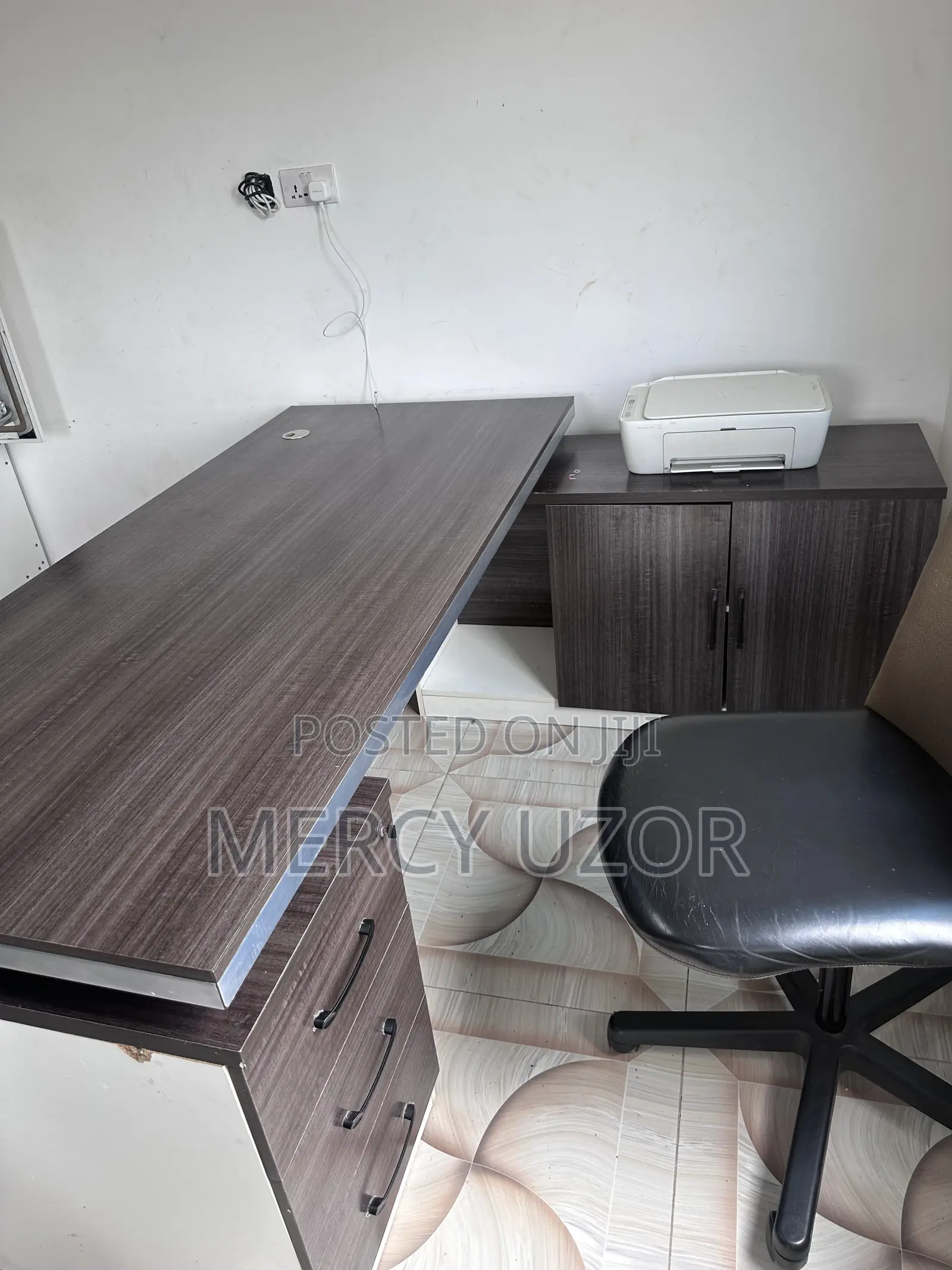 L Shape 6ft Long Office Table