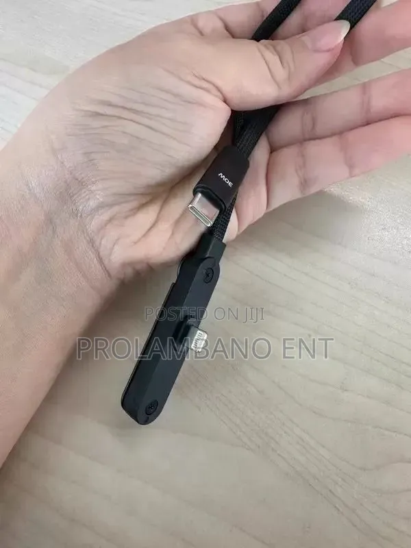 30w Type-C to Lightning Built-in Folding Phone Stand