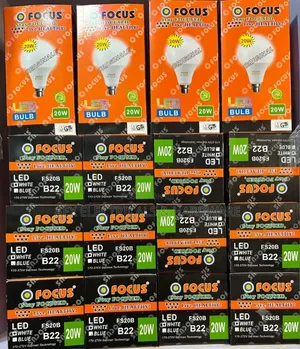 FOCUS FS20B LED Bulb 20W – B22, White/Blue, German Tech
