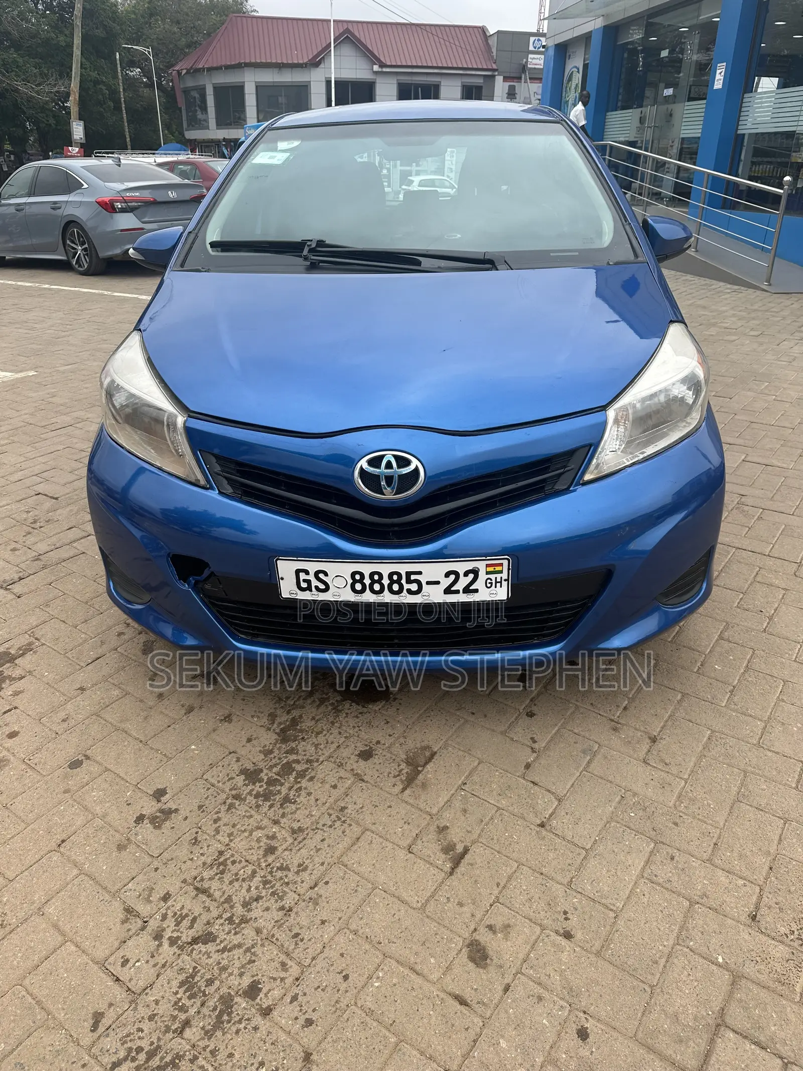 Toyota Yaris 2012 Blue