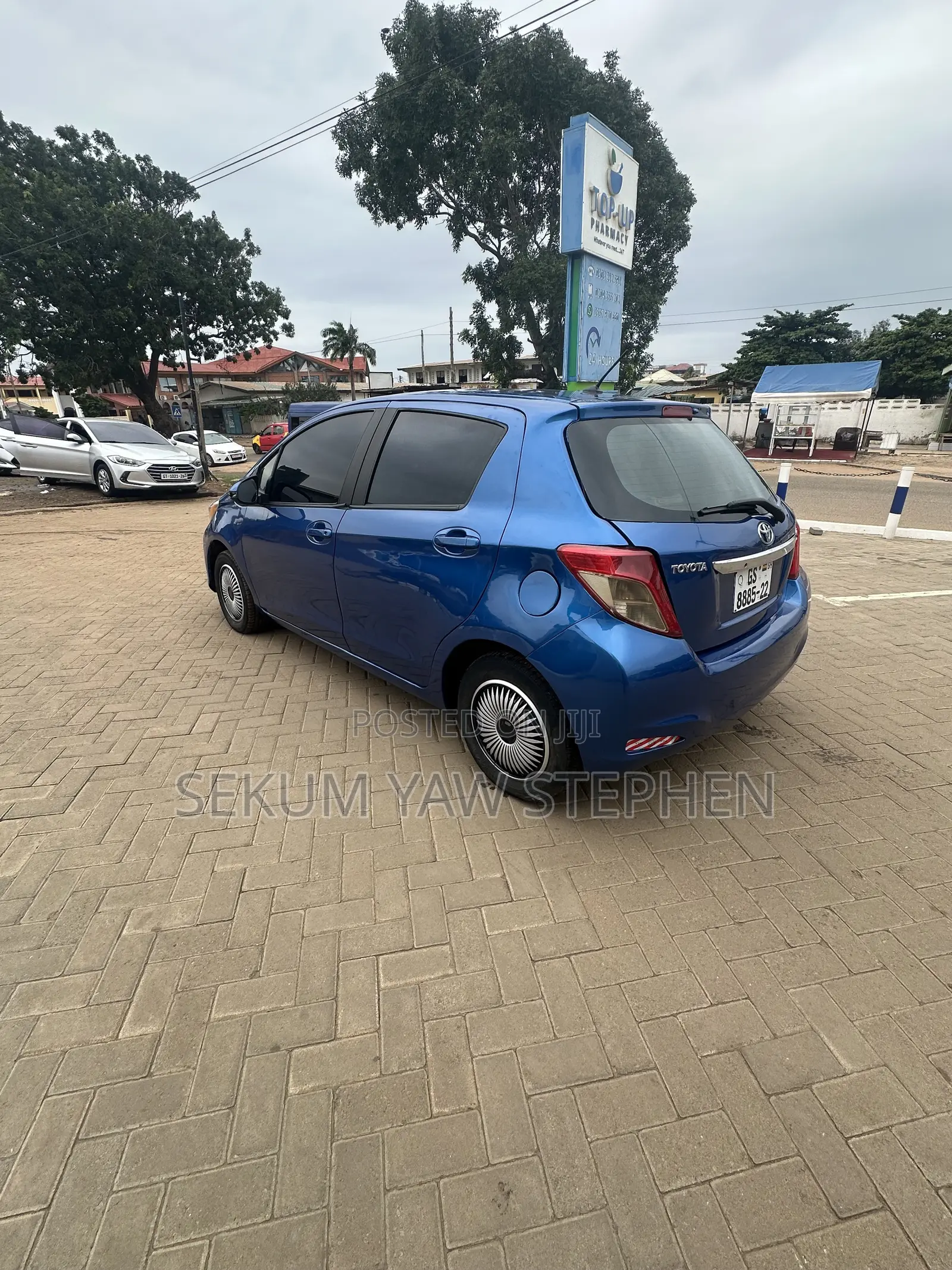 Toyota Yaris 2012 Blue