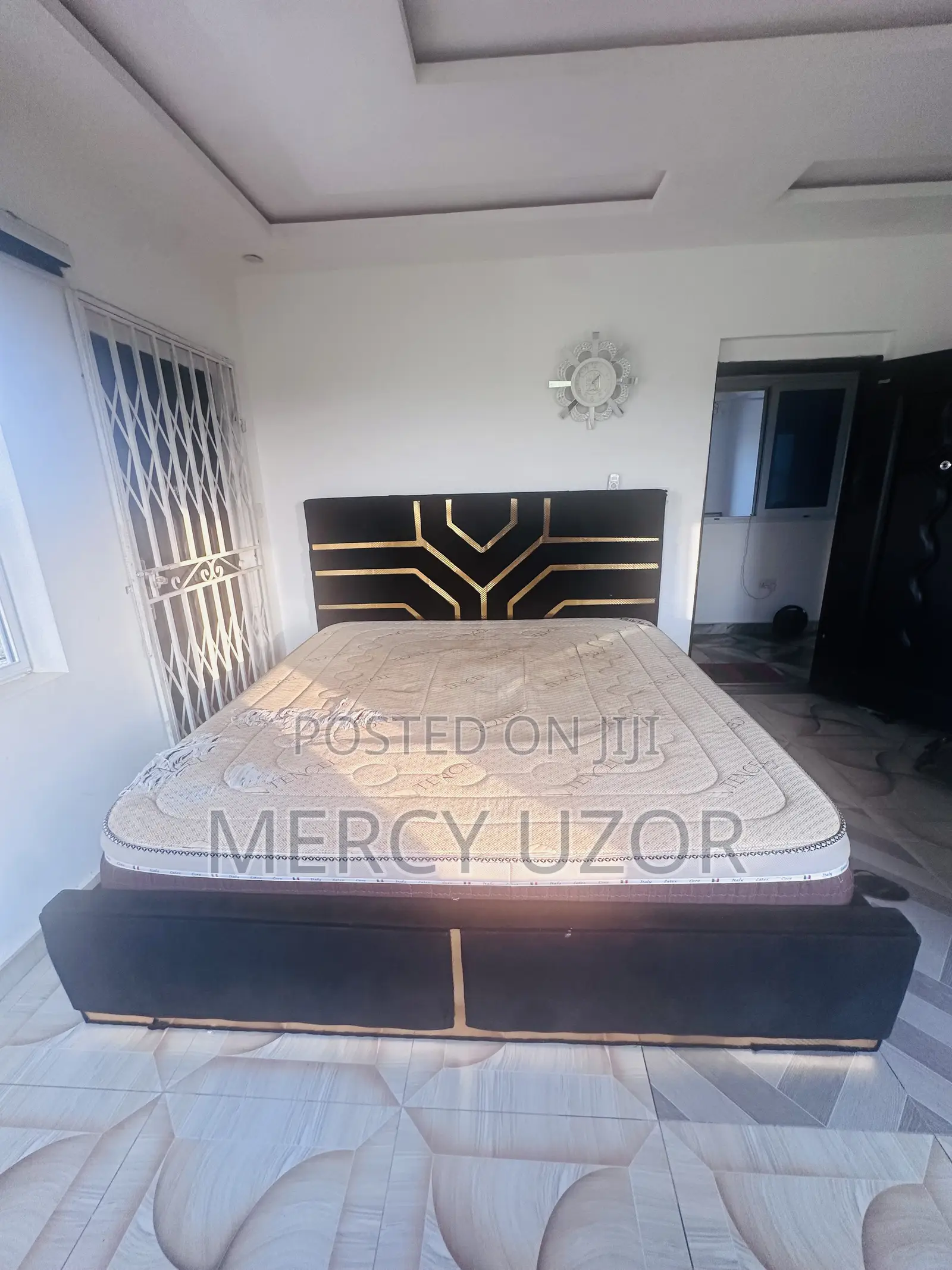 King Size Italian Made Bed and Frame