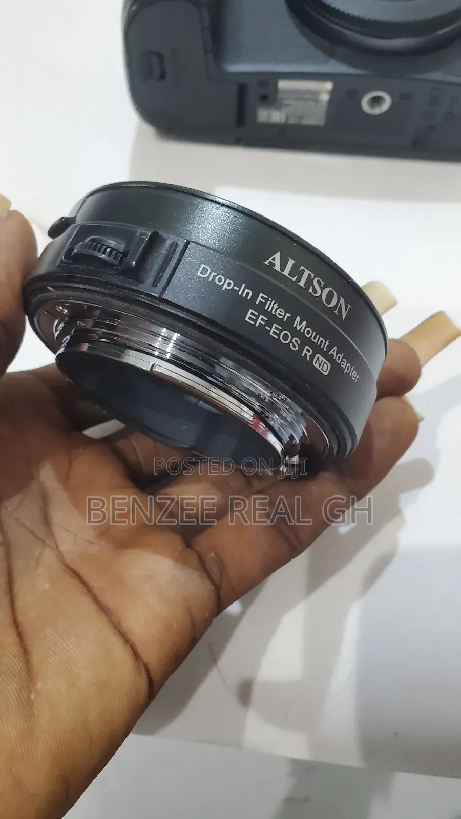 Canon EOS R With Adapter Accessories Adapter Comes With an ND Filter