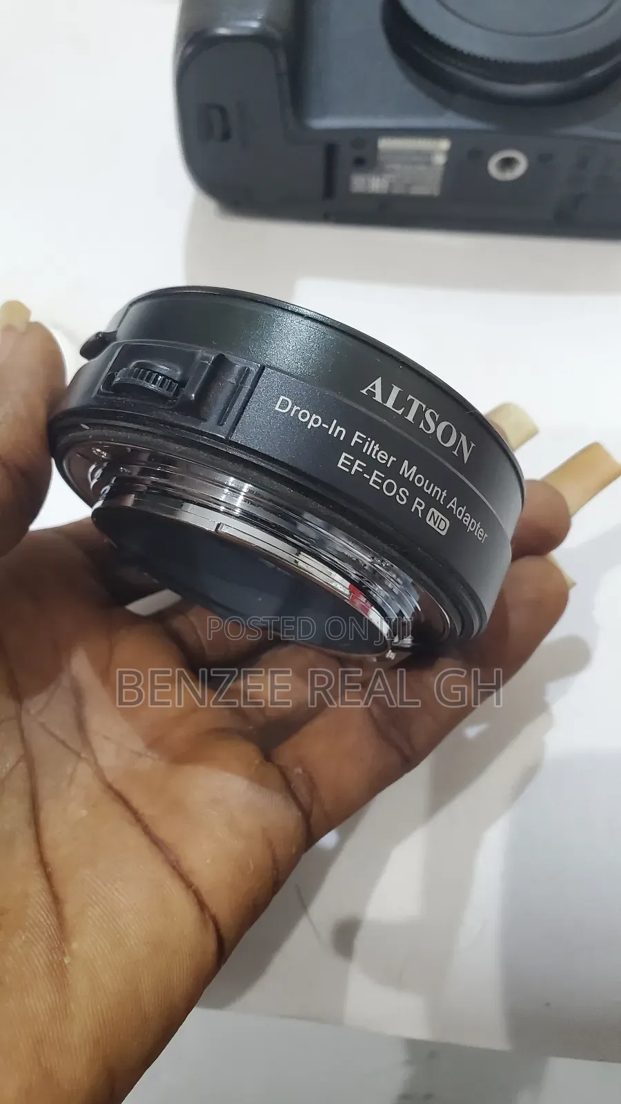 Canon EOS R With Adapter Accessories Adapter Comes With an ND Filter