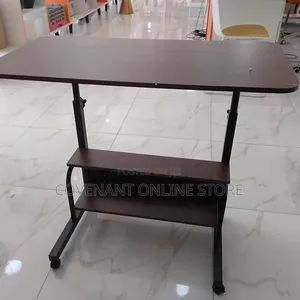 Adjustable Study Desk With Two Shelves