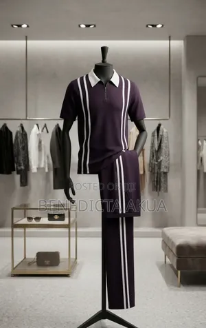 Men's Two Piece Black and White