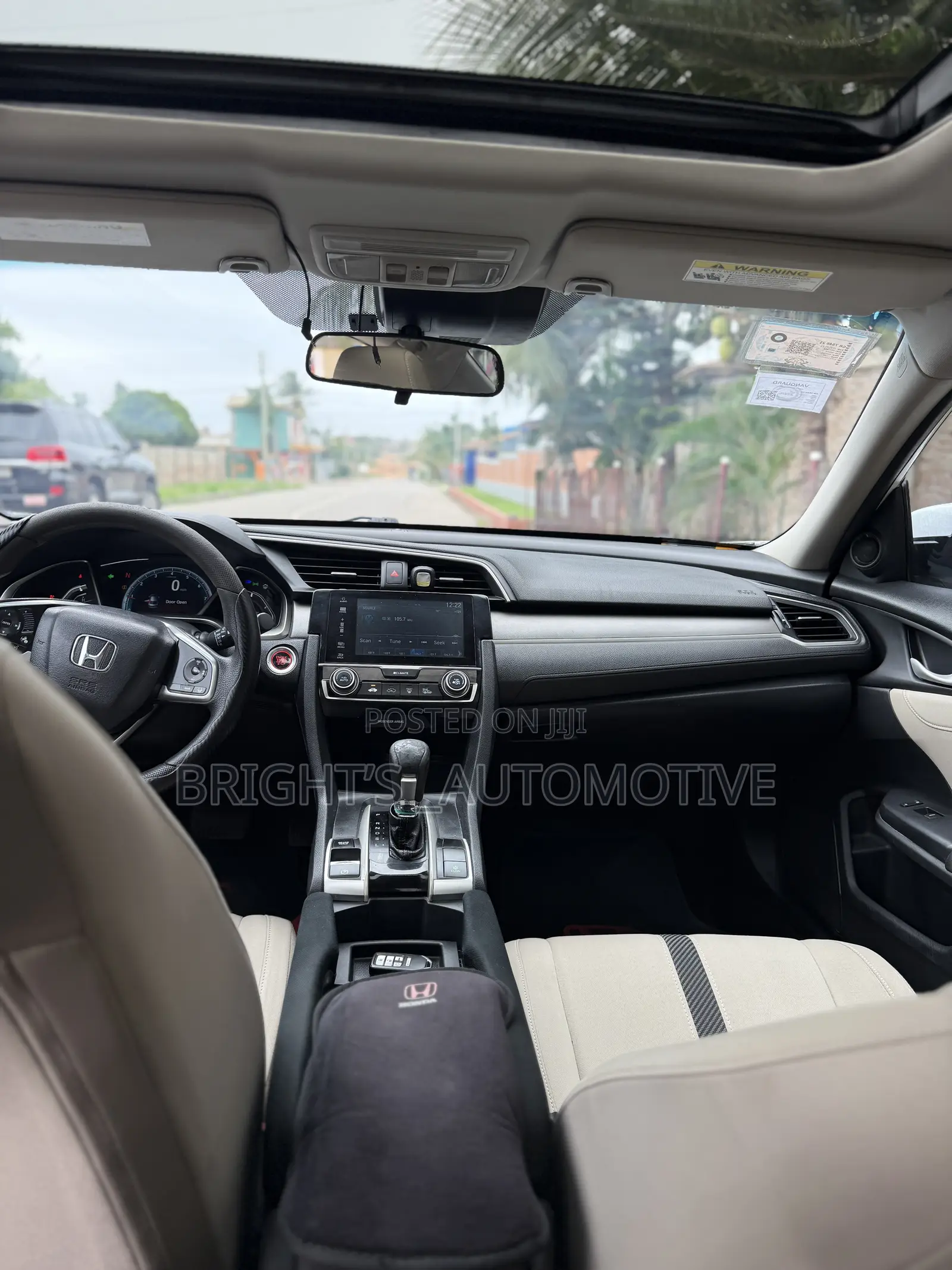 Honda Civic EX Sedan 2018 White