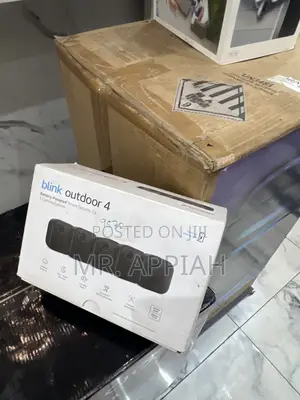 Super Unique Blink Outdoor 4 Wireless Smart Security Camera(Black).