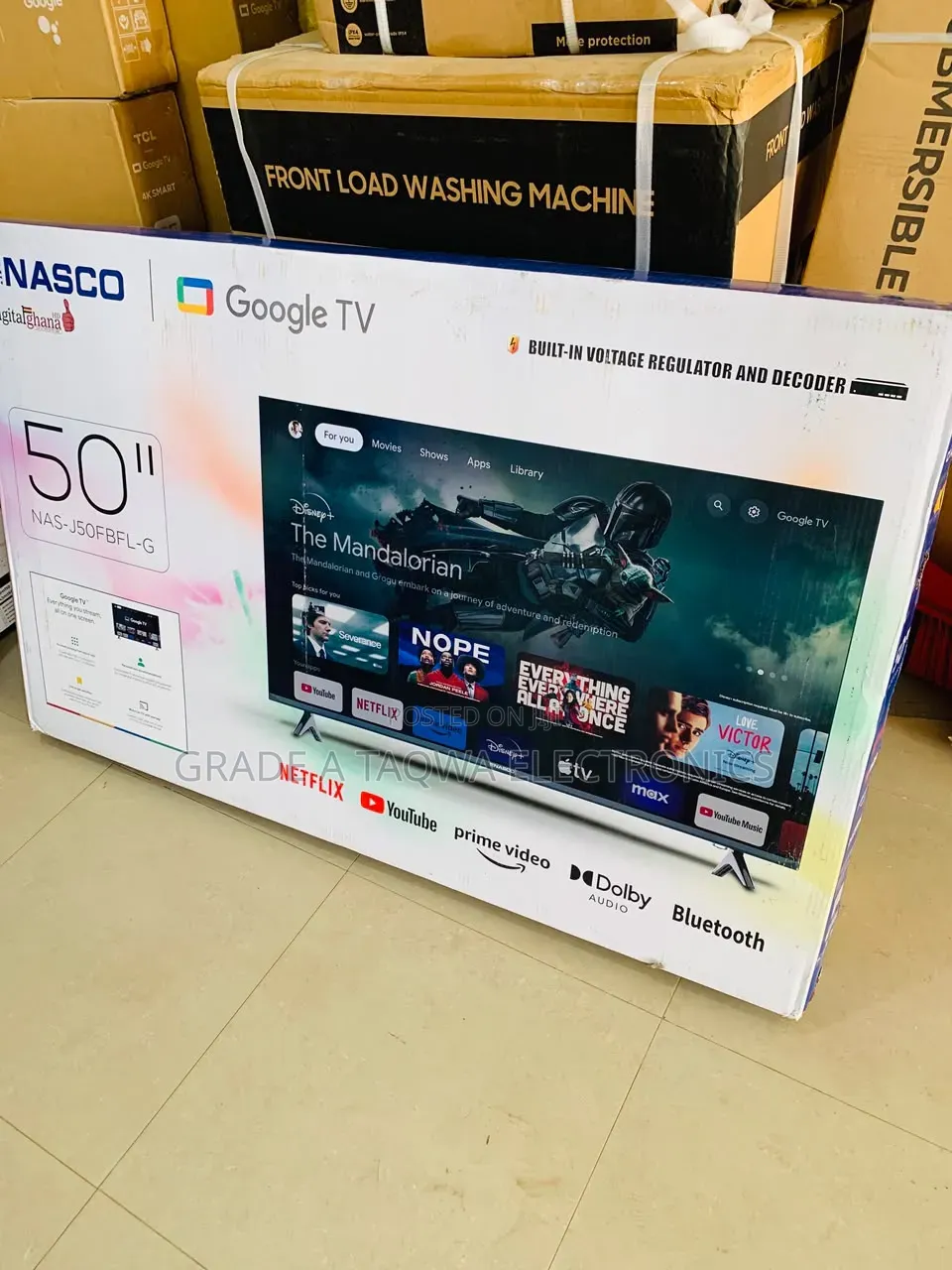 Ultimately Streaming Nasco 50-Inch LED Google TV