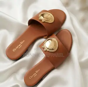 Christian Dior High Grade Ladies Flat Slippers