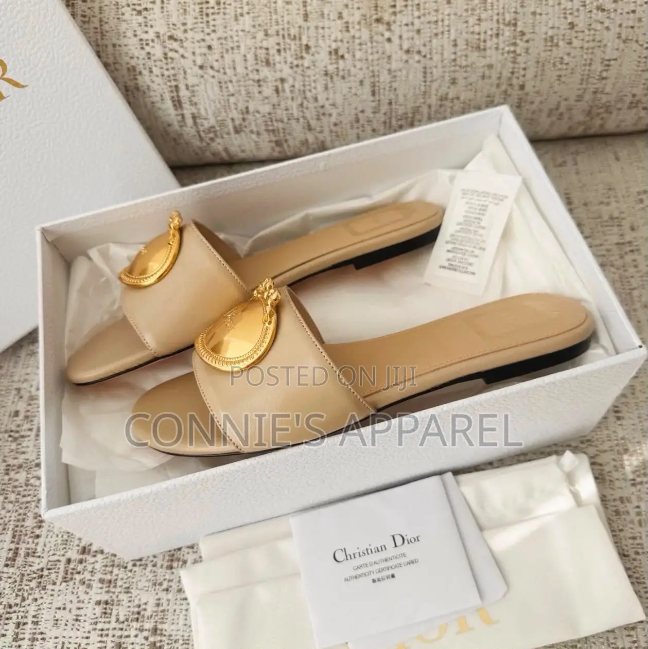Christian Dior High Grade Ladies Flat Slippers