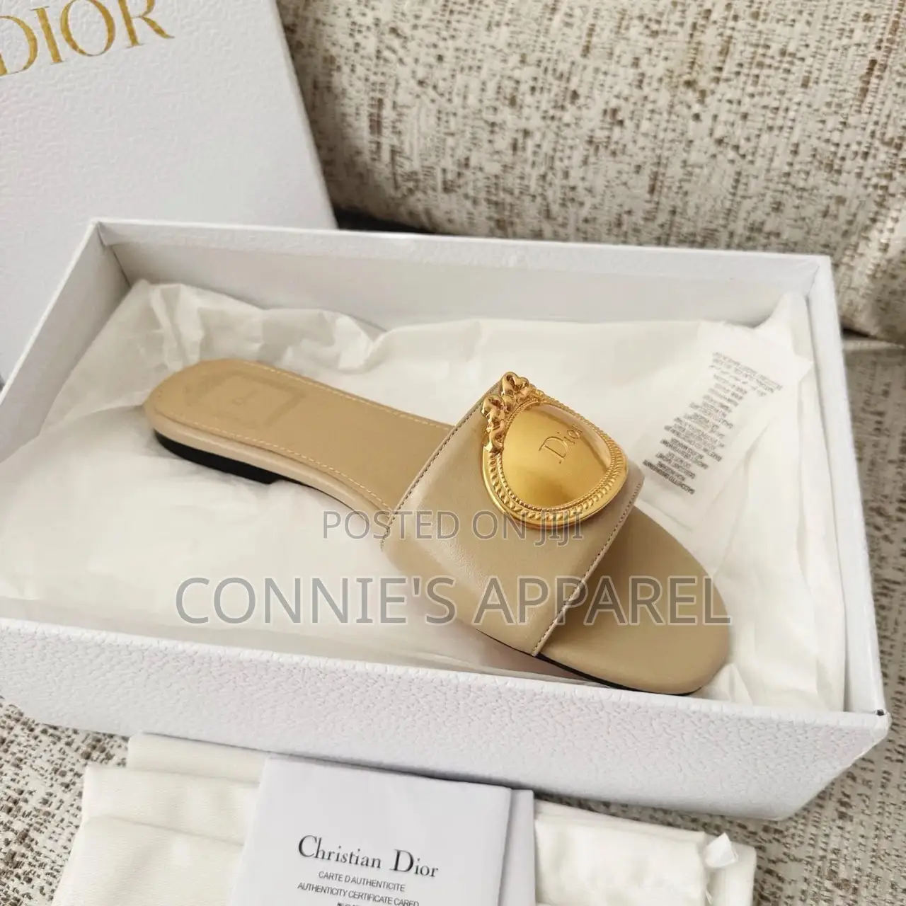 Christian Dior High Grade Ladies Flat Slippers