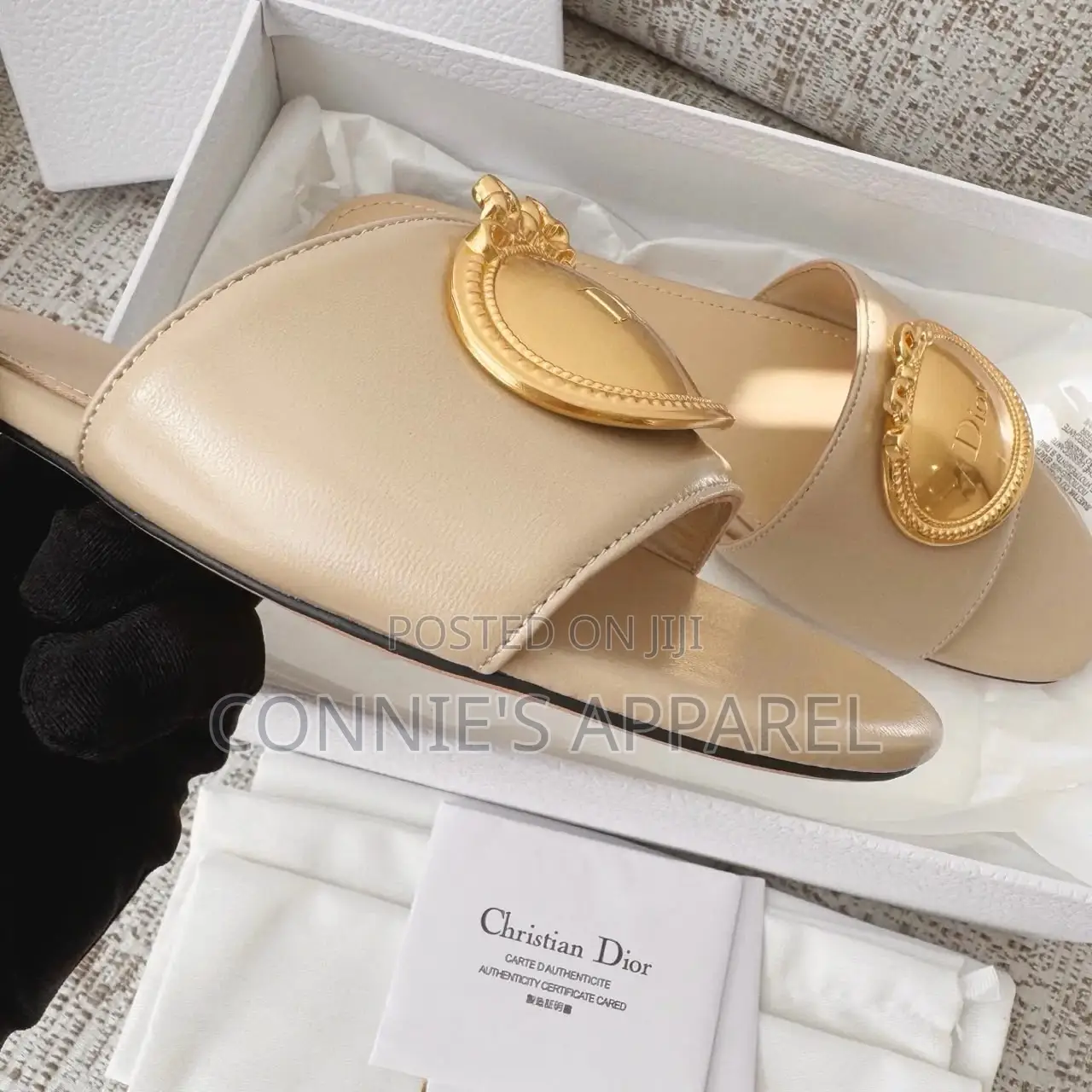 Christian Dior High Grade Ladies Flat Slippers