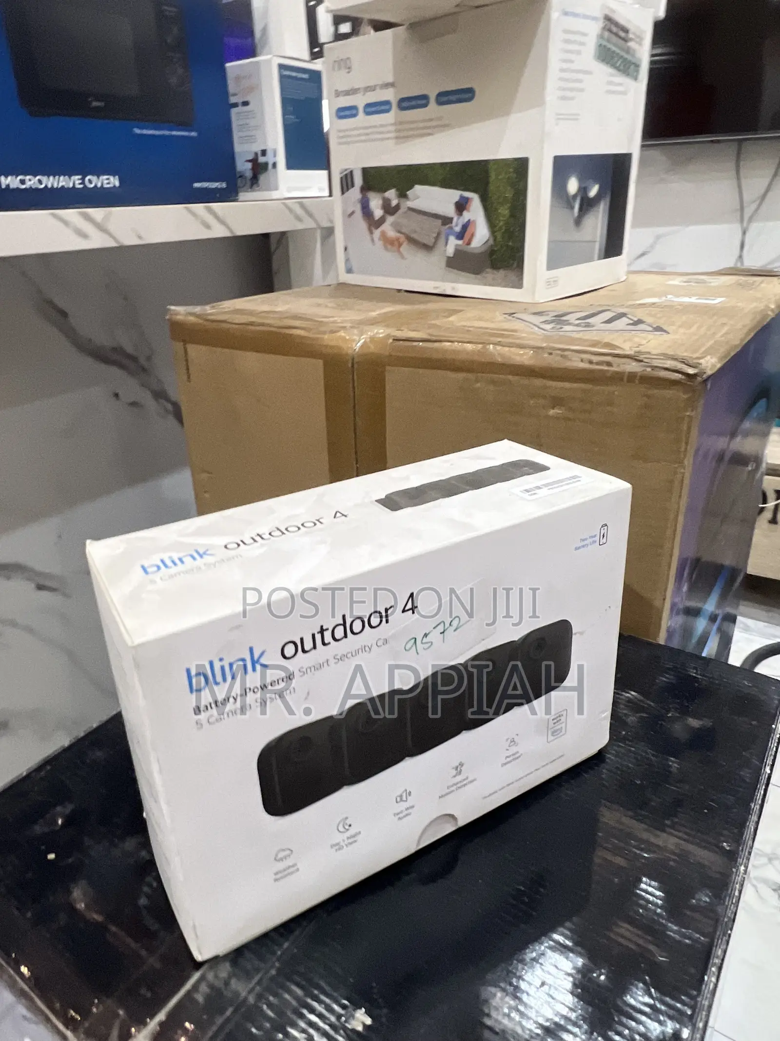 Unique Blink Outdoor 4 Smart Security Camera(2026 Model) Black