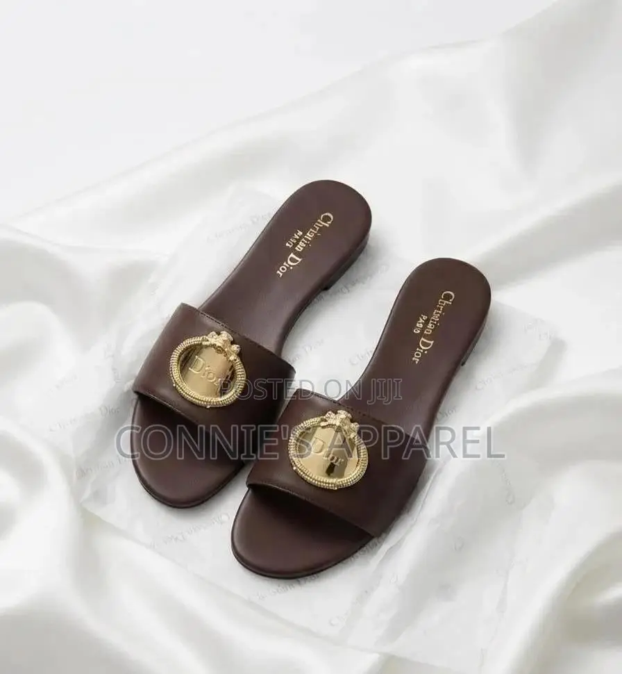 Christian Dior High Grade Ladies Flat Slippers