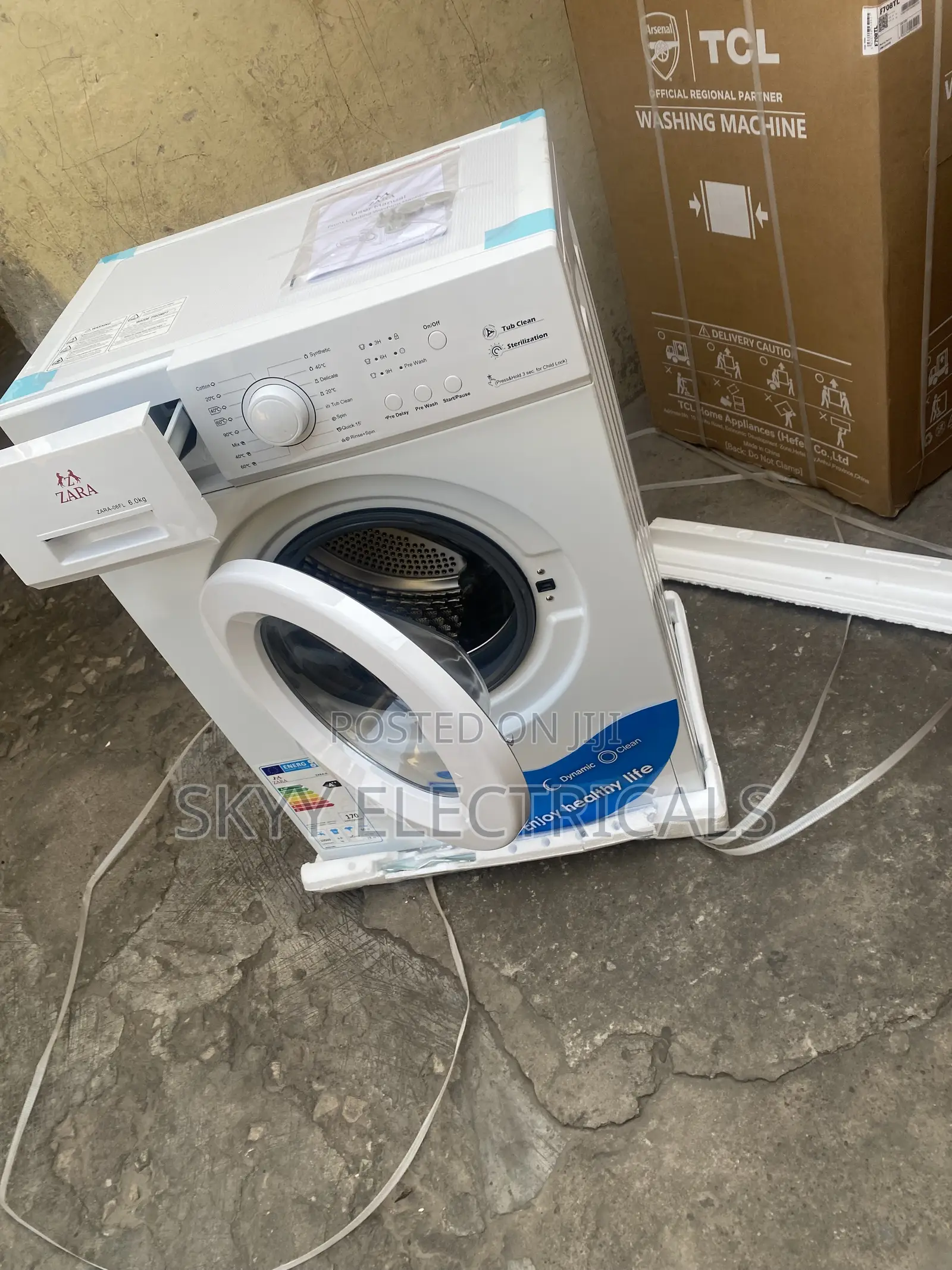 Durable Build Quay Zara 6kg Front Load WashingMachine