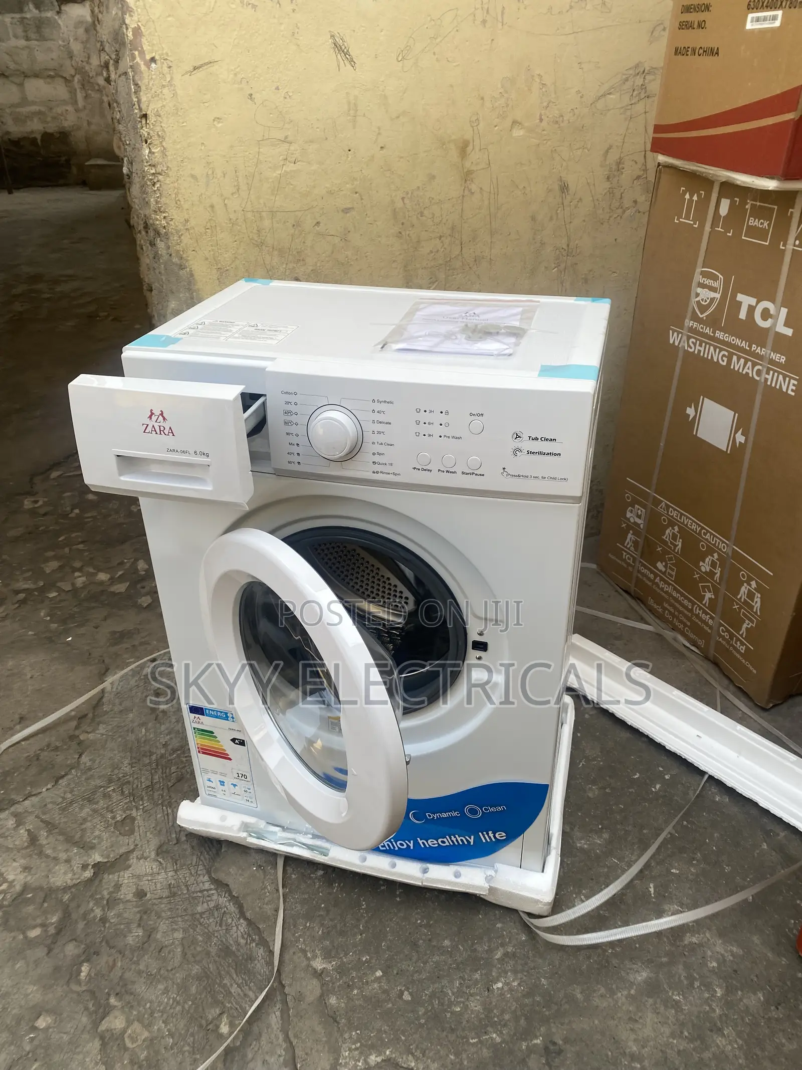 Durable Build Quay Zara 6kg Front Load WashingMachine