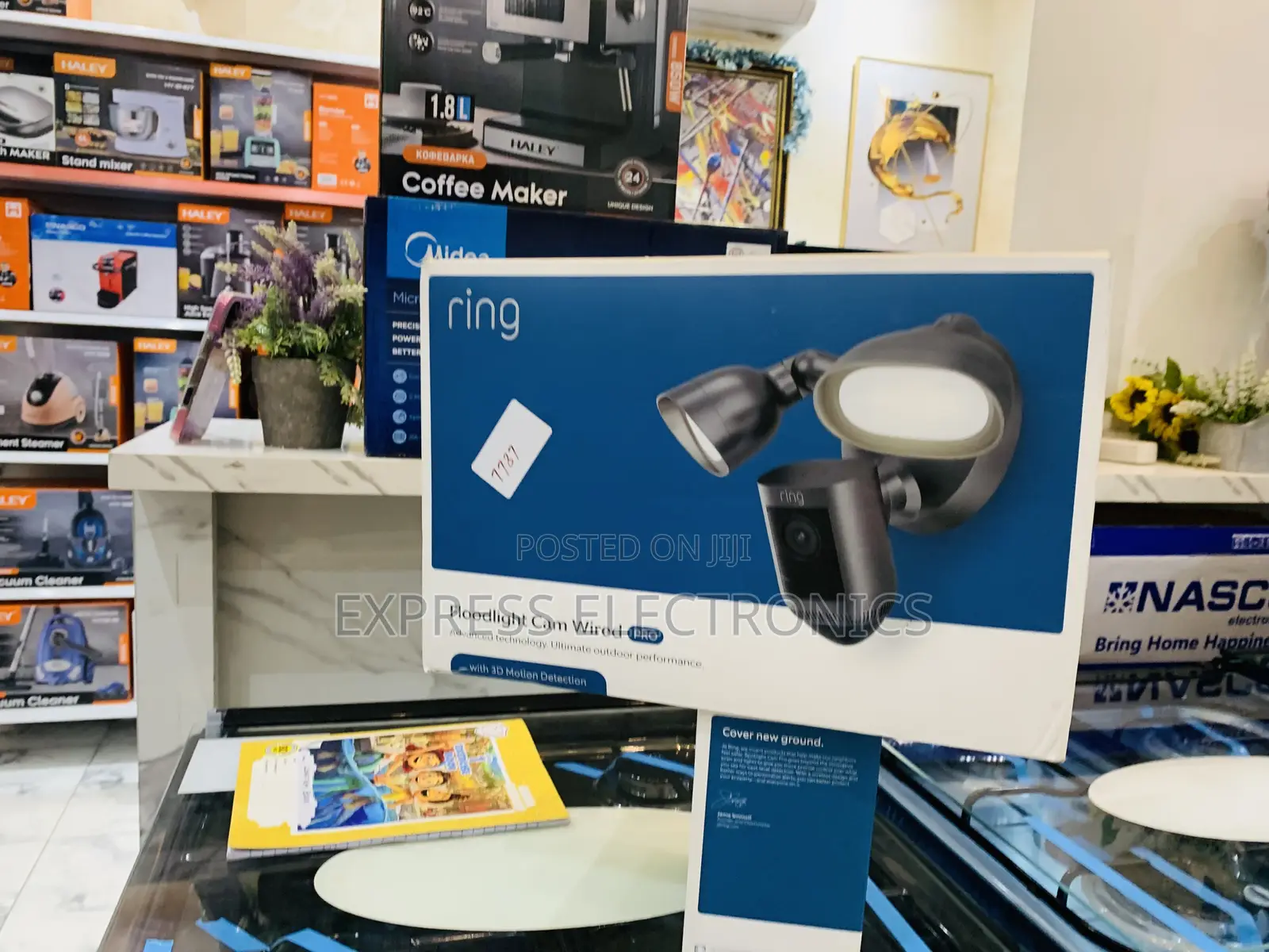 Ultra Modern Sleek Floodlight Cam Pro Featuring Retinal 