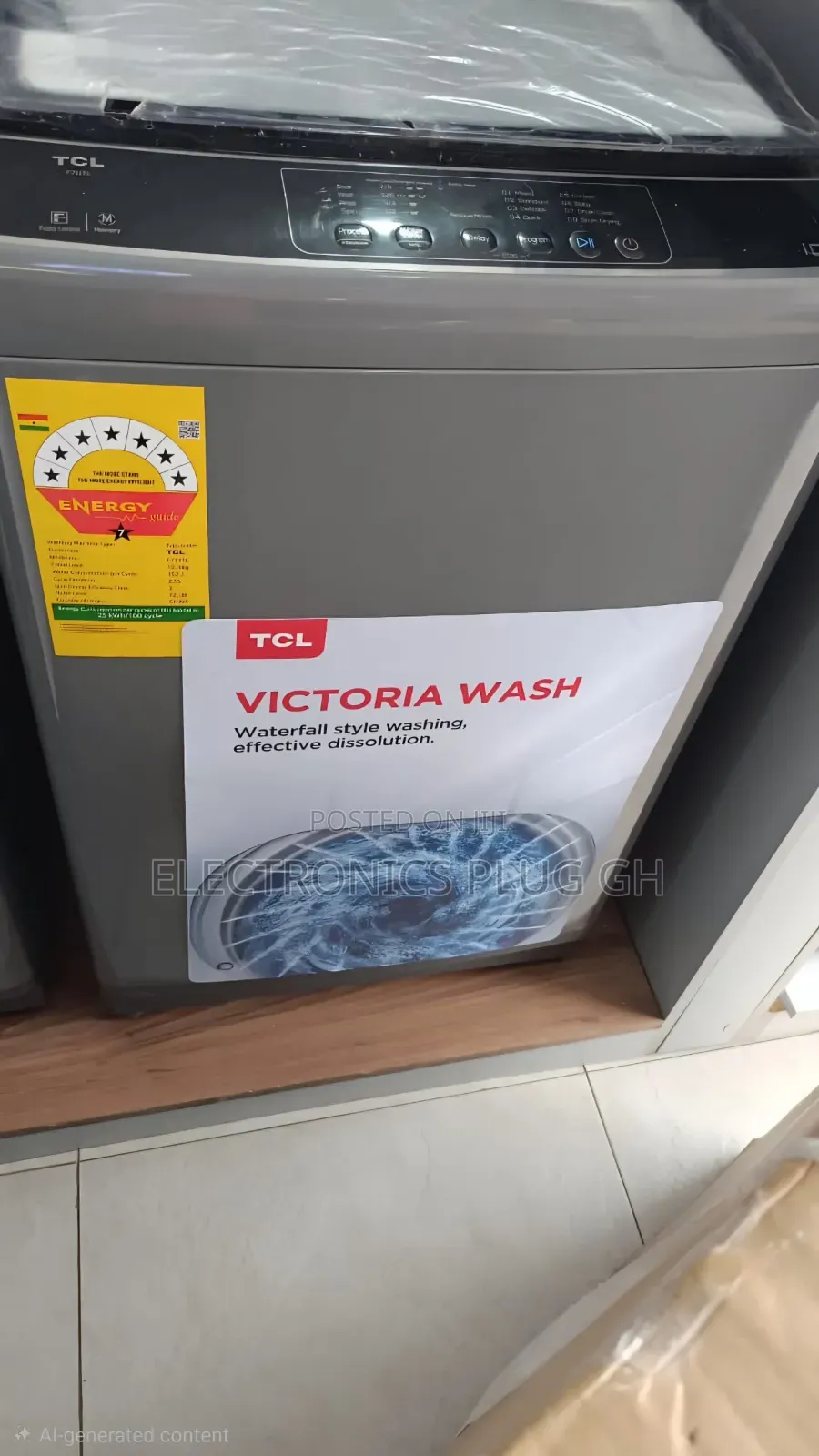 TCL 10.5kg Top Load Fully Automatic Washing Machine