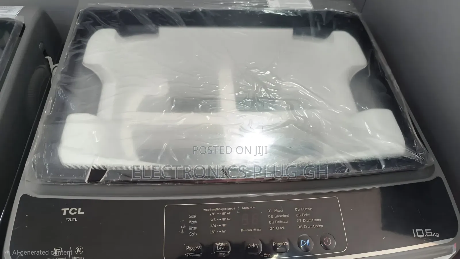TCL 10.5kg Top Load Fully Automatic Washing Machine