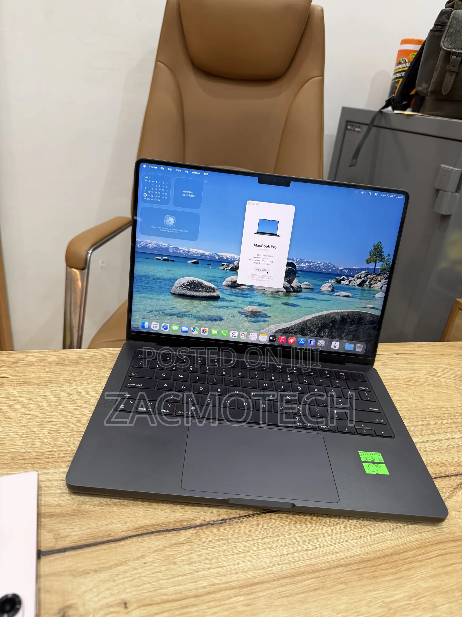 Laptop Apple MacBook Pro 2023 M3 36GB Apple M3 Pro SSD 512GB
