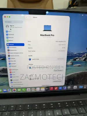 Laptop Apple MacBook Pro 2023 M3 36GB Apple M3 Pro SSD 512GB