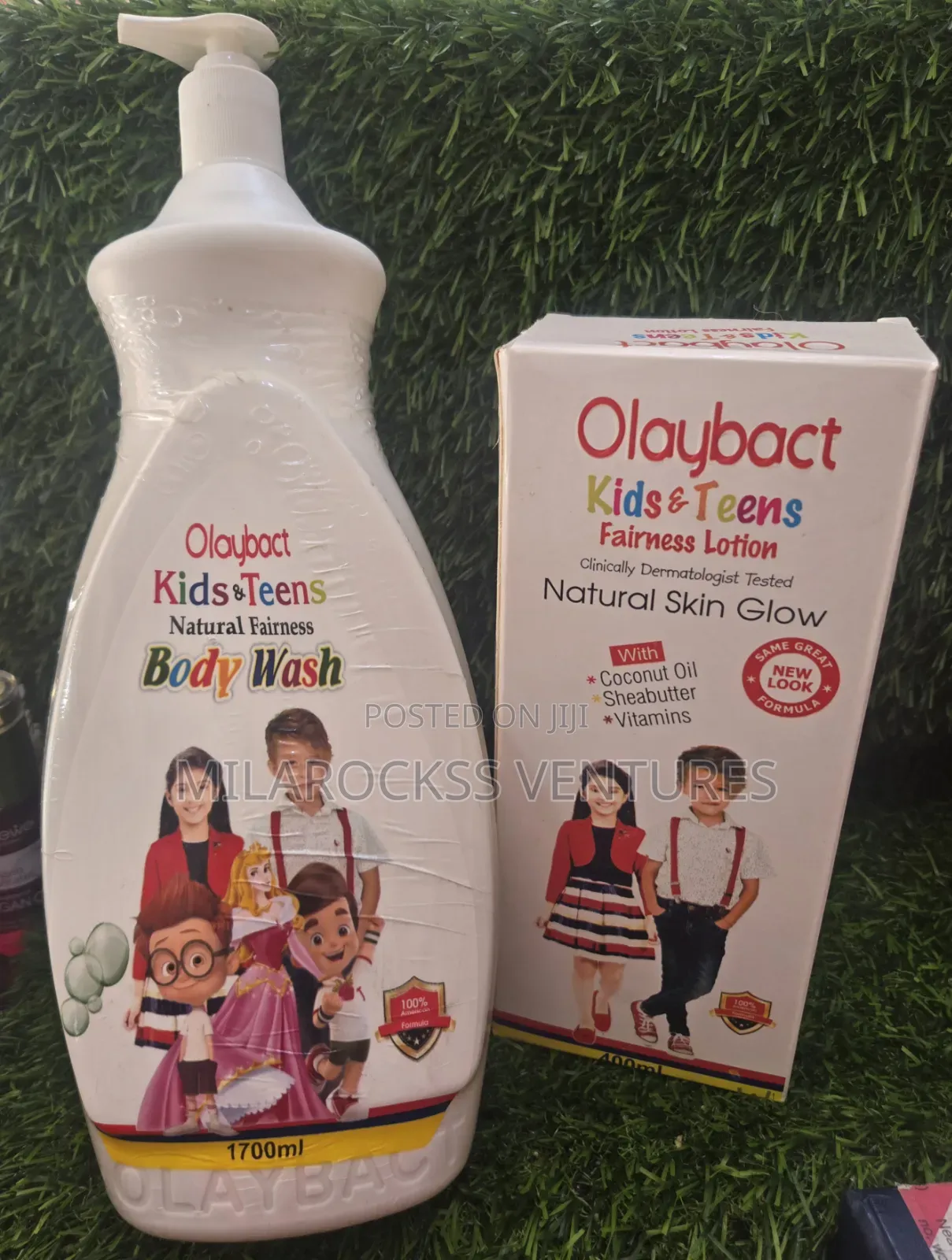 Olaybact Kids Teens Fairness Set. (Lotion Shower.)