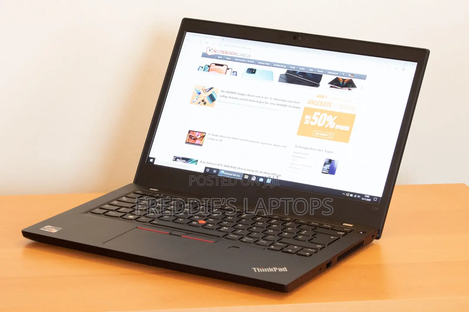New Laptop Lenovo ThinkPad L14 8GB AMD Ryzen 5 SSD 256GB